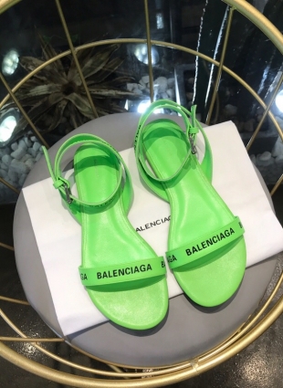 Balenciaga sandals green