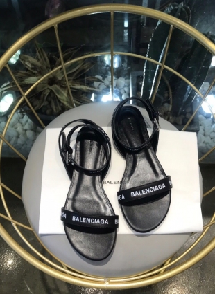 Balenciaga sandals black