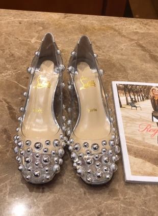 Christian Louboutin shoes silver