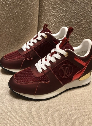 Louis Vuitton sneakers burgundy