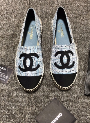 Chanel shoes blue