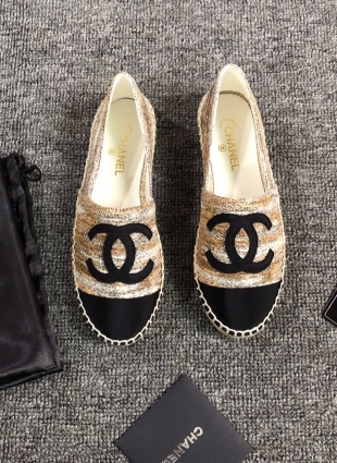 Chanel shoes brown