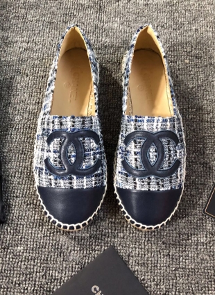 Chanel shoes dark blue