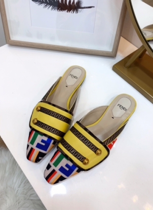 Fendi shoes yellow
