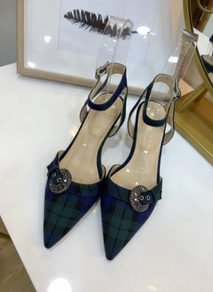 Christian Dior shoes dark blue and green