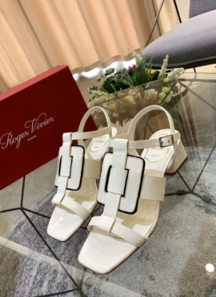 Roger Vivier sandals ivory