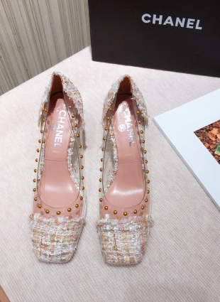 Chanel shoes beige