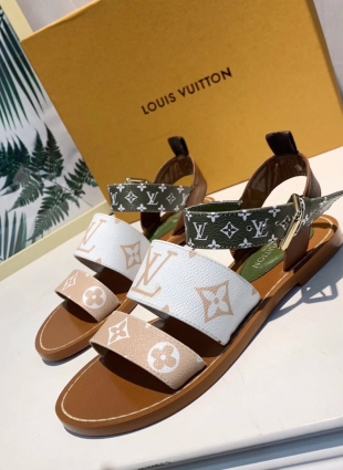 Louis Vuitton sandals multicolored