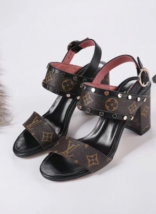 Louis Vuitton sandals brown