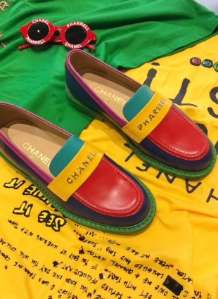 Chanel shoes multicolored