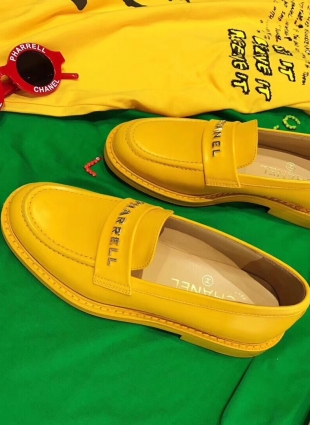 Chanel shoes yellow