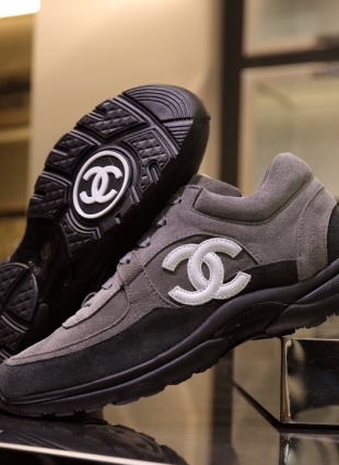 Chanel sneakers gray