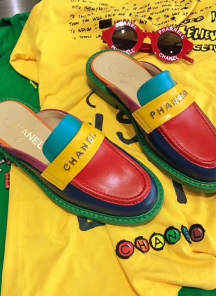 Chanel shoes multicolored