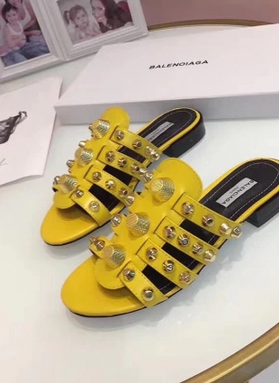 Balenciaga step-ins yellow