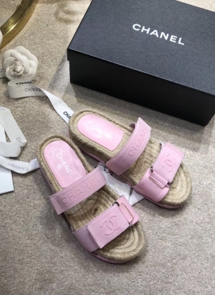 Chanel sandals white