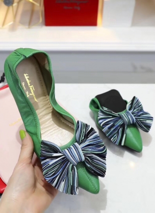 Salvatore Ferragamo shoes green