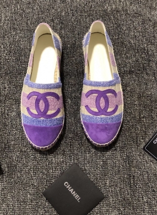Chanel shoes violet