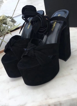 Saint Laurent sandals black