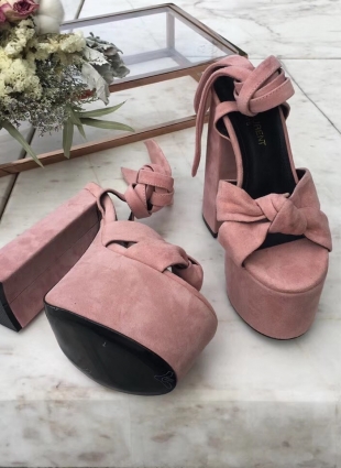 Saint Laurent sandals pink