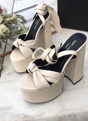Saint Laurent sandals beige