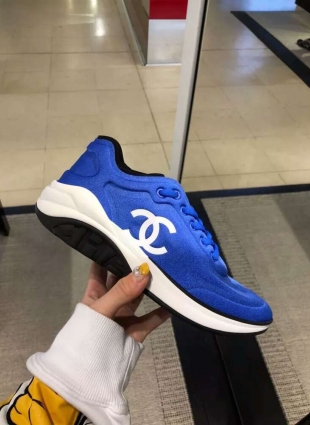 Chanel sneakers dark blue