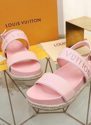 Louis Vuitton sandals pink