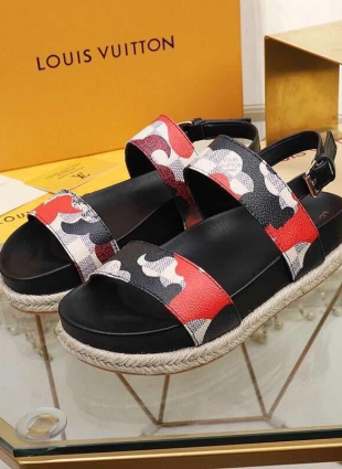 Louis Vuitton sandals multicolored