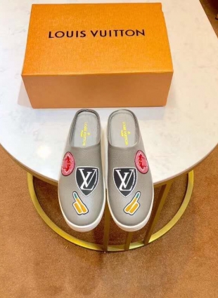 Louis Vuitton shoes gray