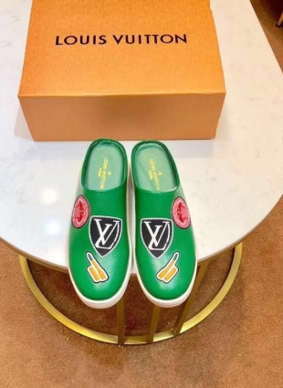Louis Vuitton shoes green