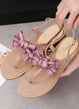Chanel sandals pink