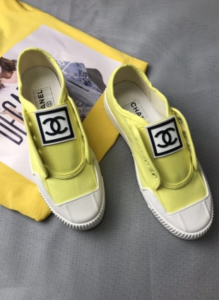 Chanel sneakers yellow