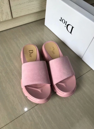 Christian Dior slides pink