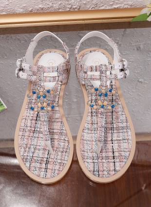 Chanel sandals multicolored