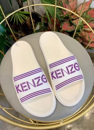 Kenzo slippers white