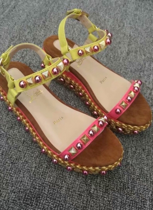 Christian Louboutin sandals multicolored