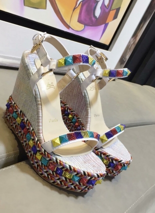 Christian Louboutin sandals white