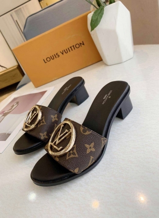 Louis Vuitton sandals brown