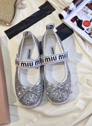 Miu Miu shoes silver