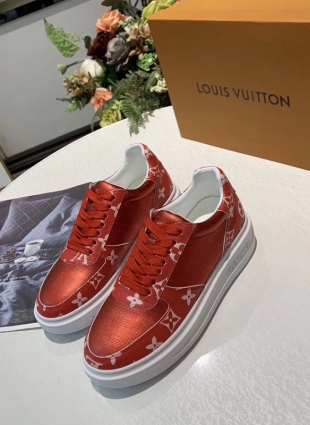 Louis Vuitton sneakers red