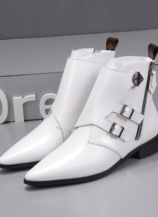 Louis Vuitton boots white