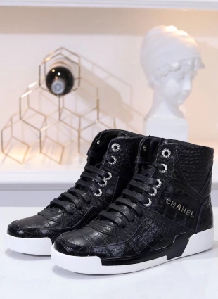 Chanel boots black