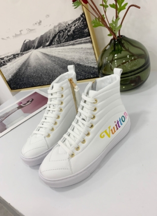 Louis Vuitton boots white