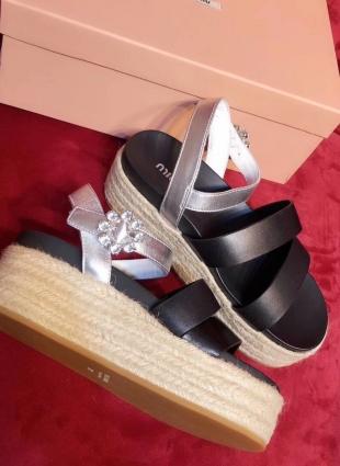 Miu Miu sandals black