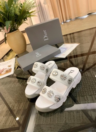 Christian Dior sandals white