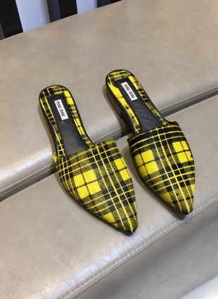 Miu Miu shoes black and yellow
