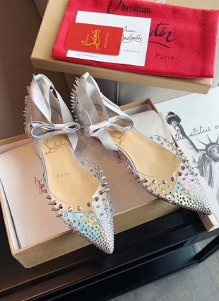 Christian Louboutin shoes silver