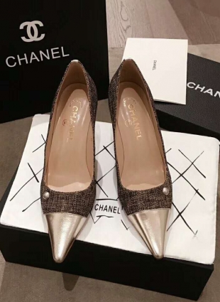 Chanel shoes brown