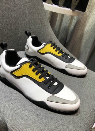 Prada sneakers white and yellow