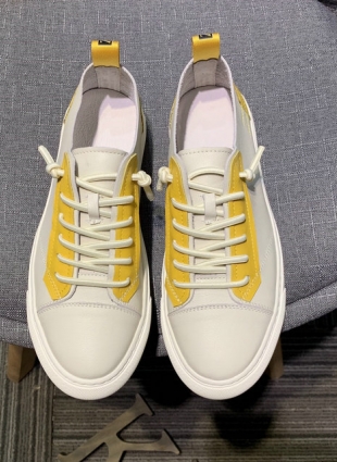 Prada sneakers ivory and yellow