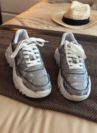 Chanel sneakers gray